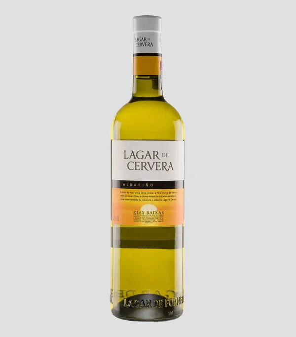 Botella de Vino Blanco Albariño, España, 750 ml