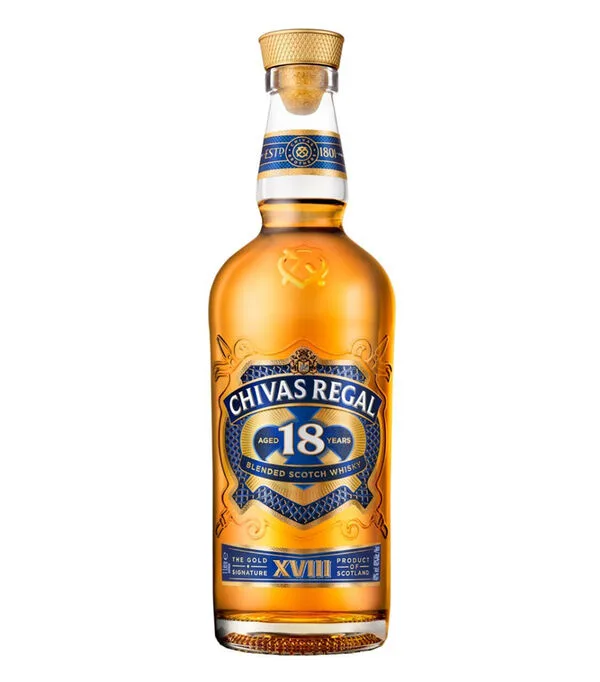 Botella de Whisky Chivas Regal 18 Anos Gold Signature, 750 ml