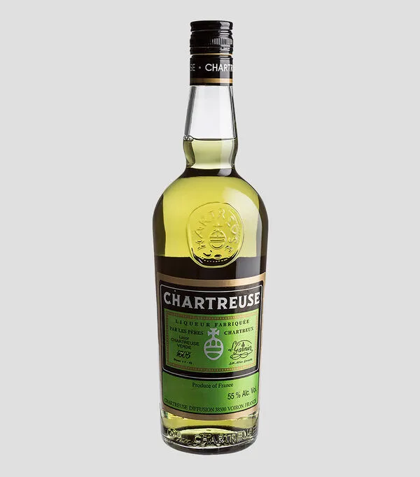 Botella de Licor Chartreuse Verde, 750 ml