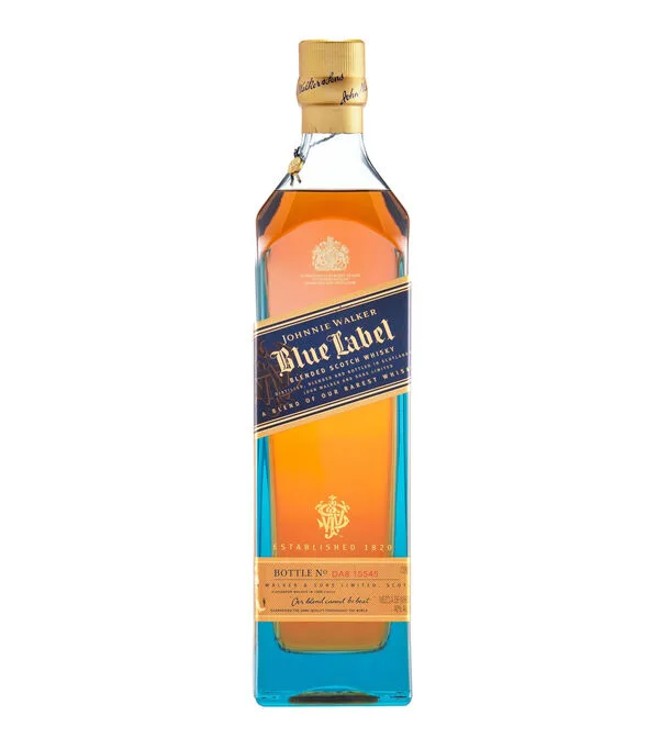 Botella de Whisky Johnnie Walker Blue Label Blended Scotch, 750 ml
