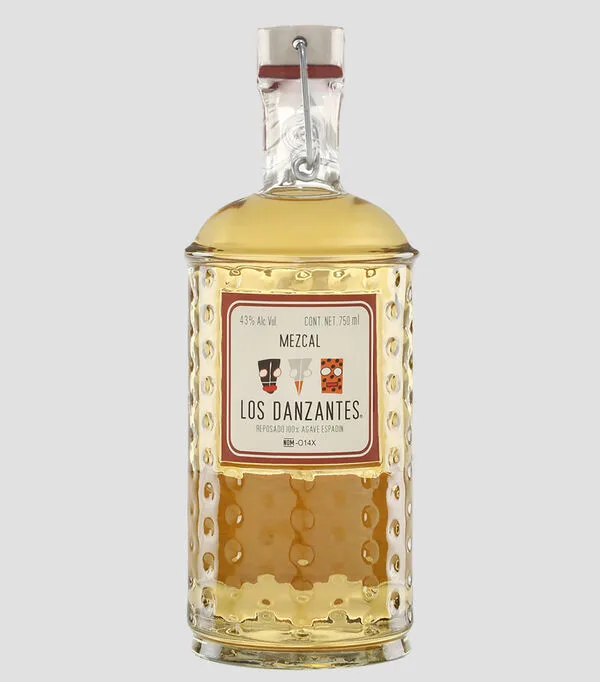 Botella de Mezcal Los Danzantes Reposado, 750 ml