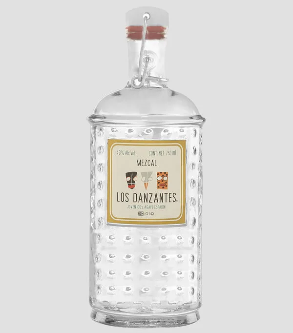 Botella de Mezcal Los Danzantes Joven, 750 ml