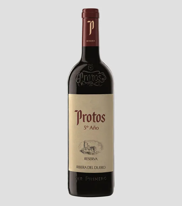 Botella de Vino Tinto Tempranillo, 750 ml