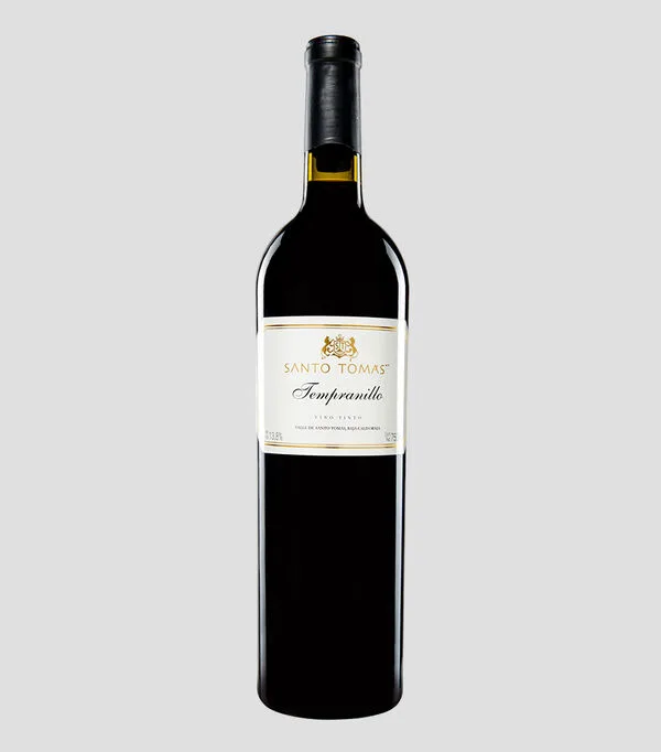 Botella de Vino Tinto Tempranillo, 750 ml