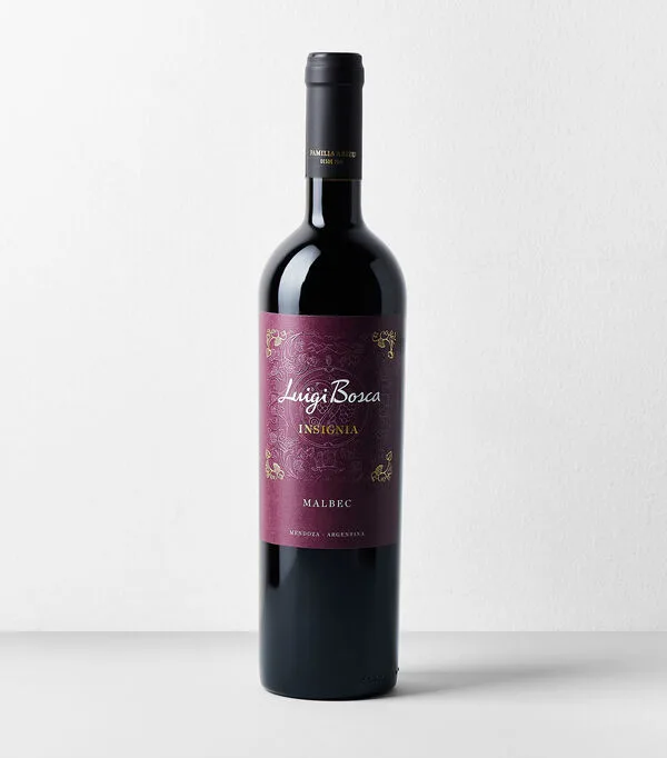 Botella de Vino Tinto Malbec, 750 ml