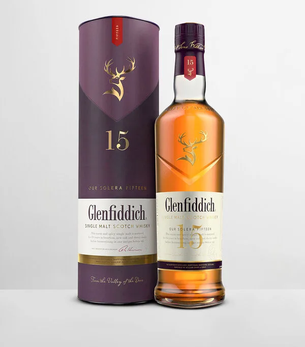 Botella de Whisky Glenfiddich 15 Años, 750 ml