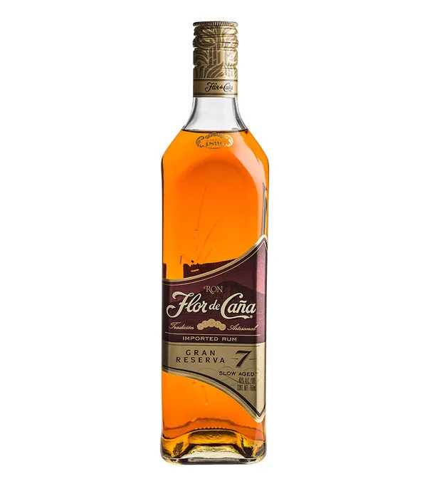 Botella de Ron Flor de Caña Gran Reserva 7 Años, 750 ml