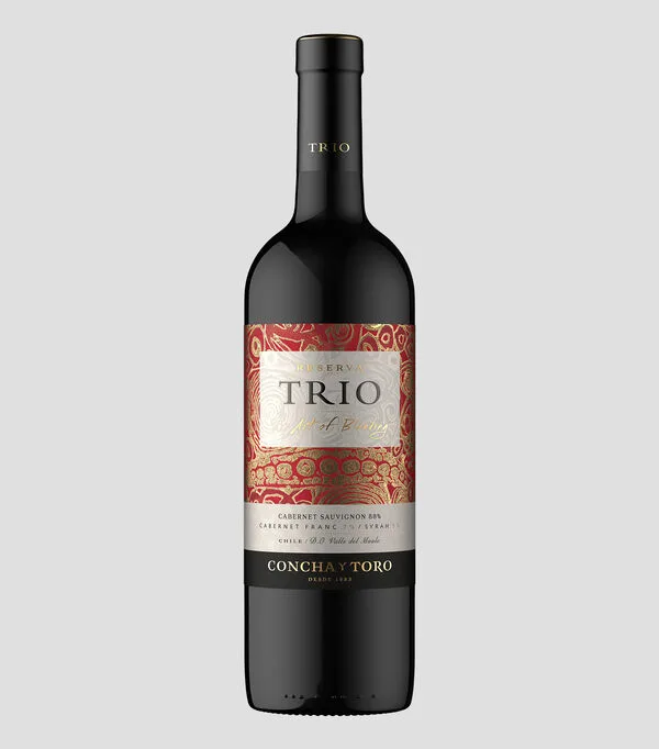 Botella de Vino Tinto Cabernet Sauvignon, 750 ml