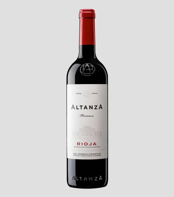 Botella de Vino Tinto Altanza Reserva, 750 ml