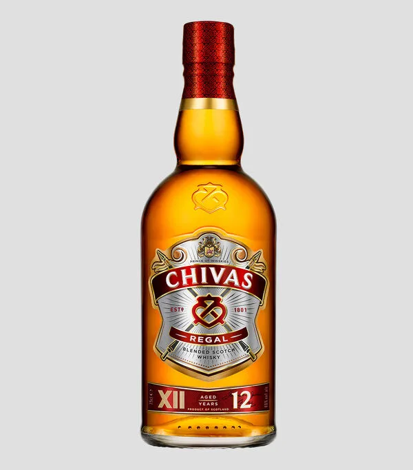 Botella de Whisky Chivas Regal 12 Años, 750 ml