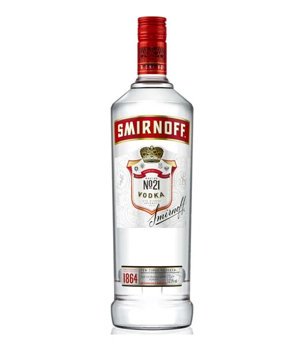 Botella de Vodka Smirnoff No. 21 - 1 L
