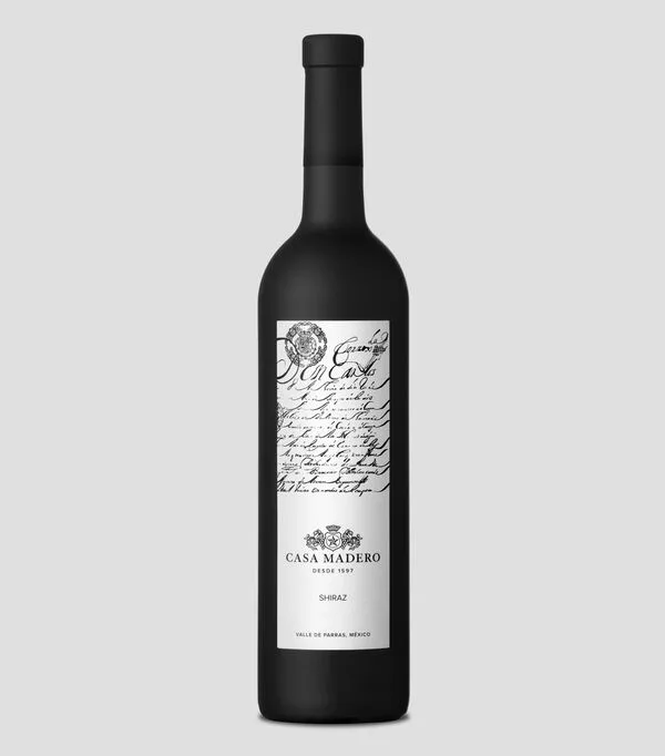 Botella de Vino Tinto Shiraz, 750 ml