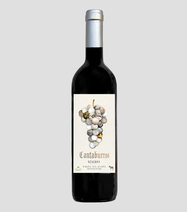 Botella de Vino Tinto Tempranillo, 750 ml