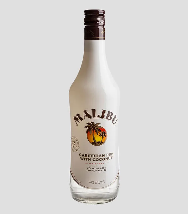 Botella de Ron Malibu Original, 750 ml