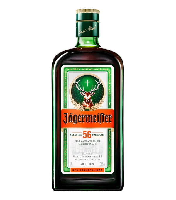 Botella de Licor de hierbas Jägermeister, 700 ml
