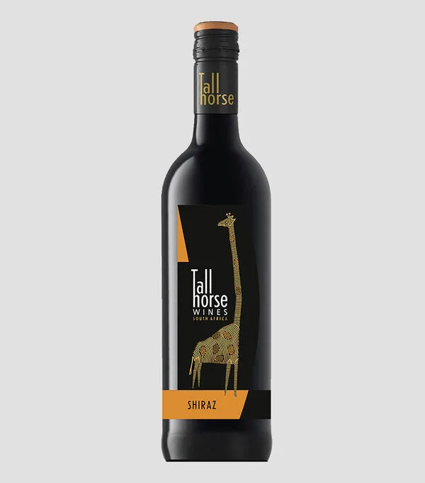 Botella de Vino Tinto Shiraz, 750 ml