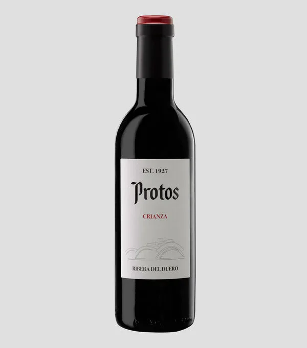 Botella de Vino Tinto Tempranillo, 375 ml