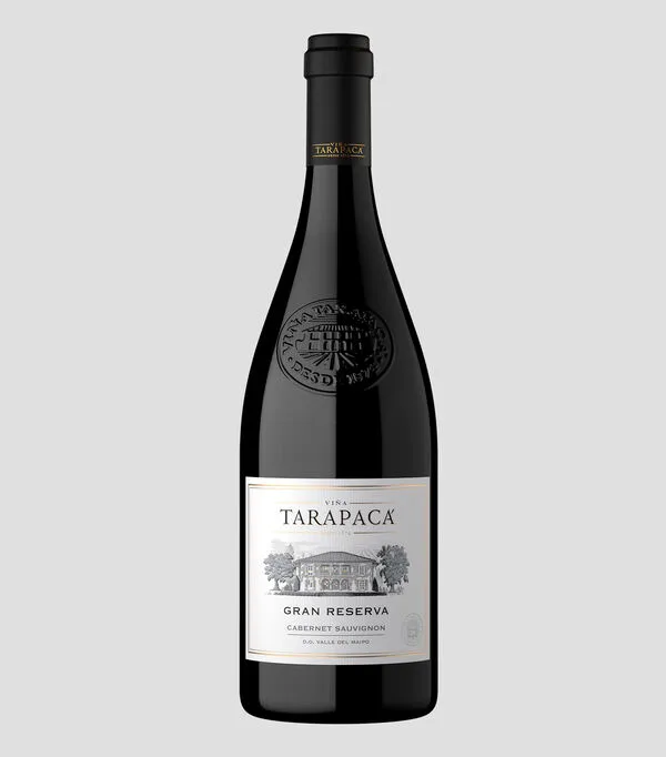 Botella de Vino Tinto Gran Reserva Tarapaca Cabernet Sauvignon 750 ml