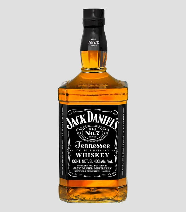 Botella de Whisky Jack Daniel's Old No. 7 Brand Tennessee, 3 L