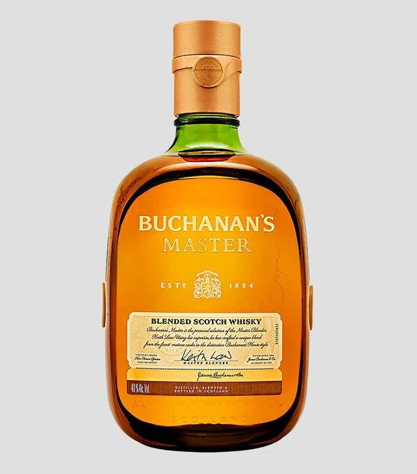 Botella de Whisky Buchanan's Master Blended Scotch, 750 ml