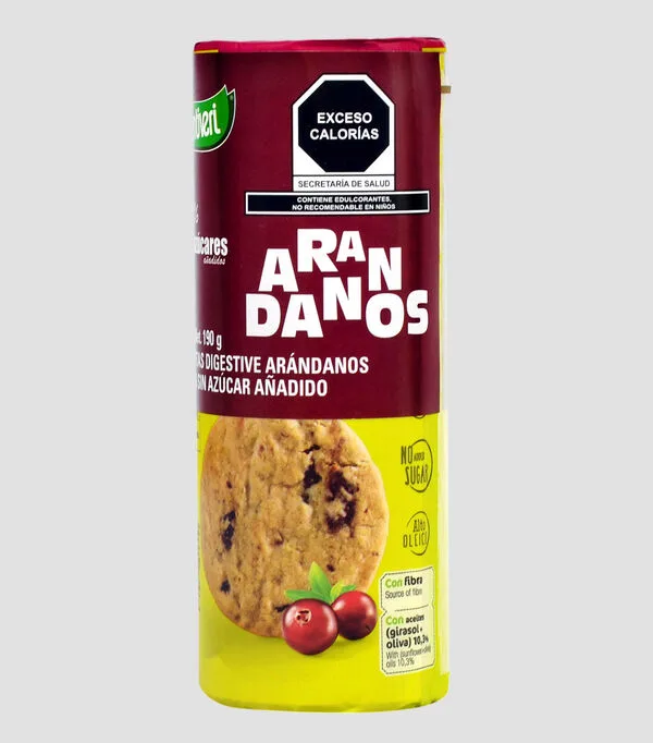 Botella de Galletas de Arándanos Digestive, 190 g