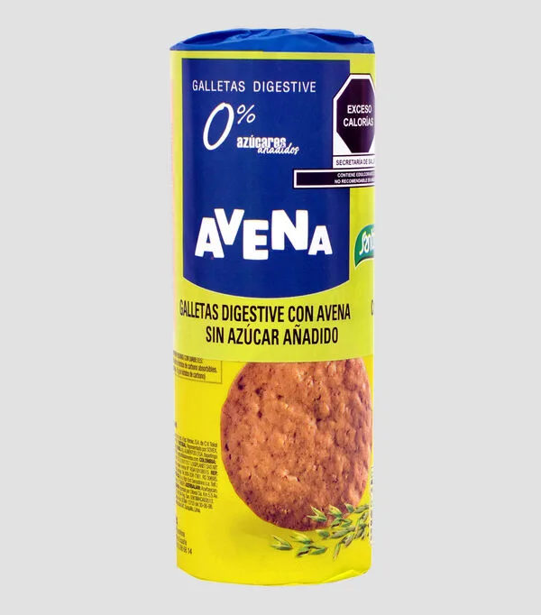 Botella de Galletas de avena y trigo Digestive, 190 g