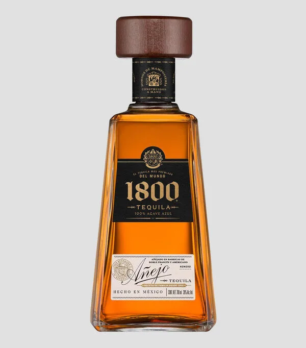 Botella de Tequila anejo 1800, 700 ml