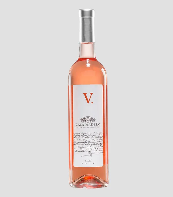 Botella de Vino Rosado Cabernet Sauvignon Casa Madero V, 750 ml