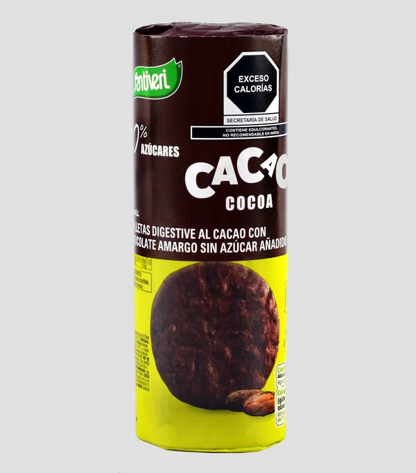 Botella de Galletas digestivas de cacao, 200 gr