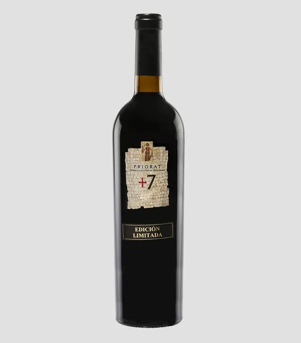 Botella de Vino Tinto Ensamble +7, 750 ml