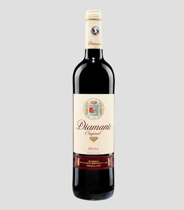 Botella de Vino Tinto Tempranillo, Garnacha, 750 ml