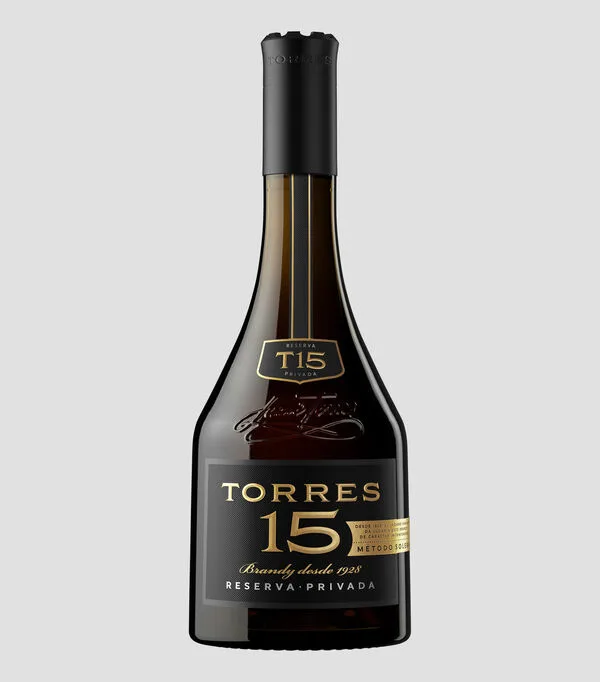 Botella de Brandy Torres 15 Reserva Privada, 700 ml