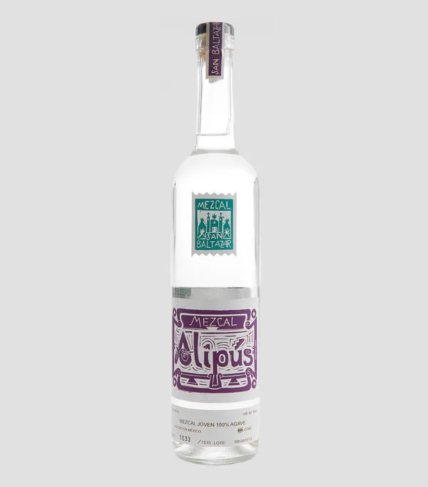 Botella de Mezcal Alipús Joven San Baltazar, 750 ml
