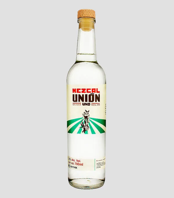 Botella de Mezcal Unión Uno Joven Espadín y Cirial, 700 ml