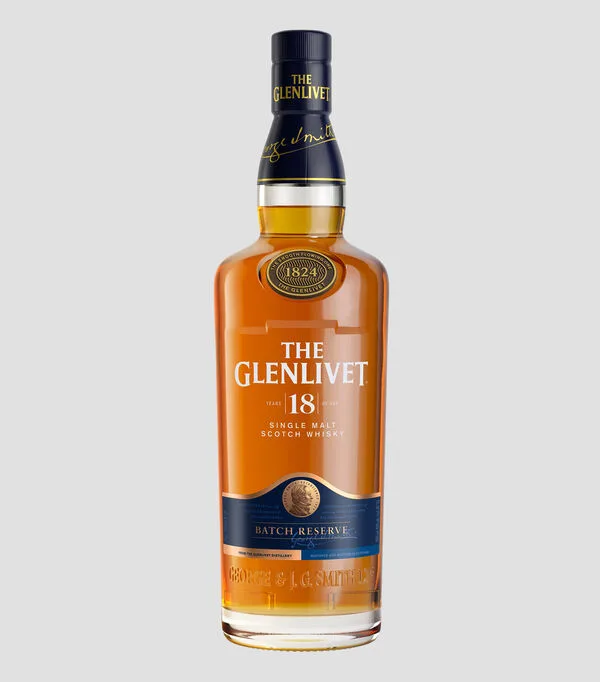 Botella de Whisky The Glenlivet 18 Años, 750 ml