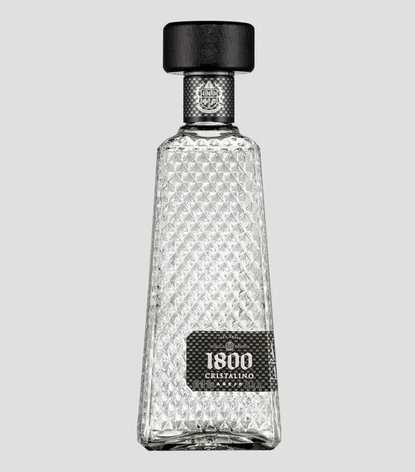 Botella de Tequila 1800 Anejo Cristalino, 700 ml