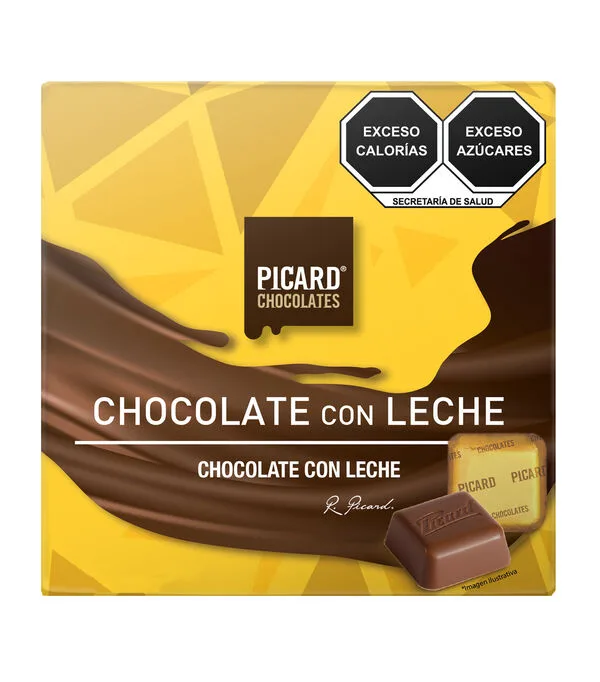 Botella de Chocolate Macizo con Leche, 100 gr