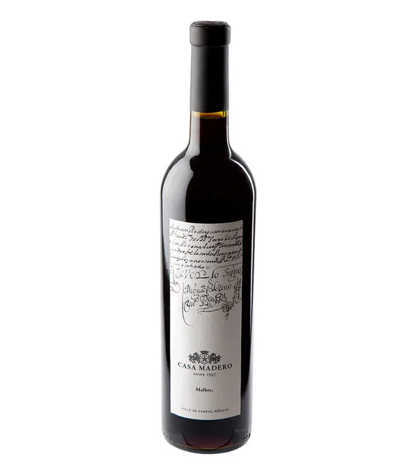 Botella de Vino Tinto Malbec, 750 ml