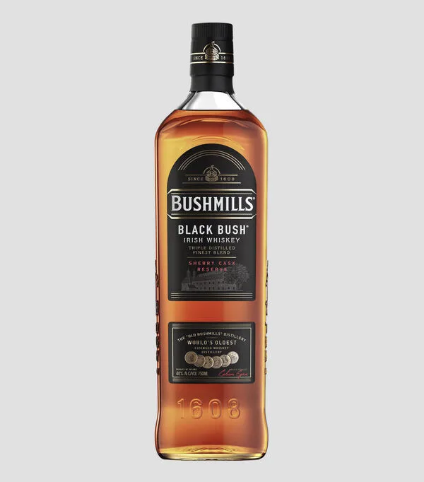 Botella de Irish Whiskey Black Bush, 750 ml