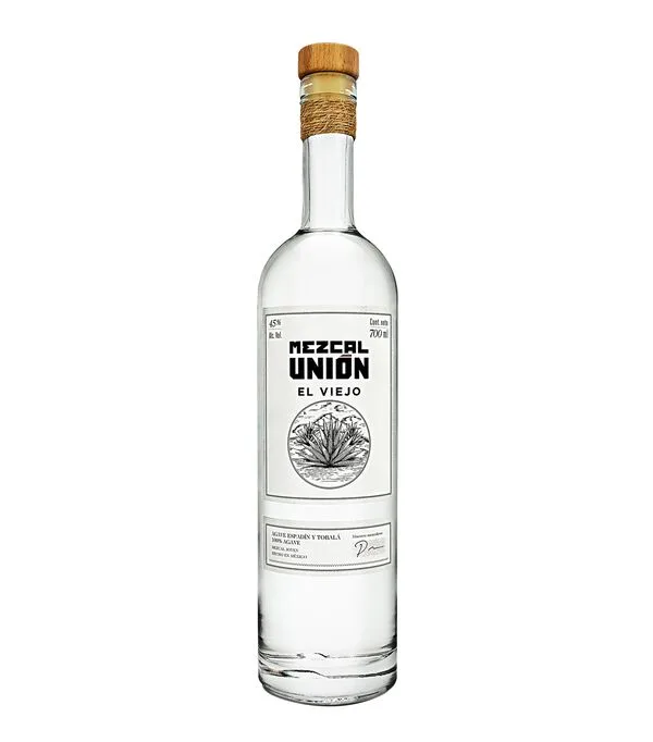 Botella de Mezcal Unión El Viejo Espadín y Tobalá, 700 ml