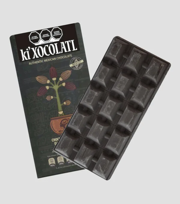 Botella de Chocolate Negro Semi Amargo 72% Cocoa, 80 g