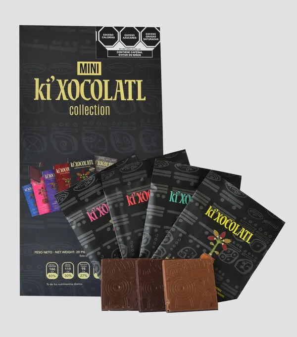 Botella de Mini Colección 18 Tabletas de Chocolate, 72 g