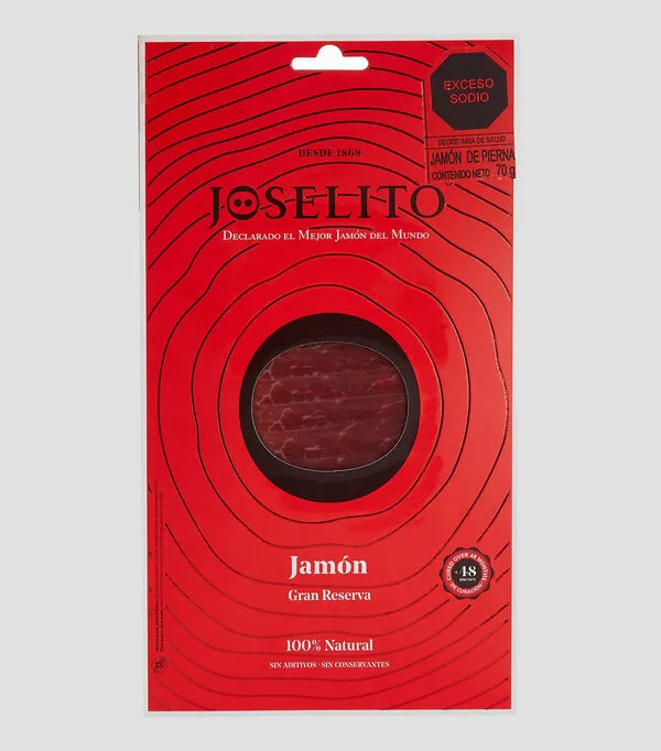 Botella de Jamón ibérico Gran reserva, 70 g