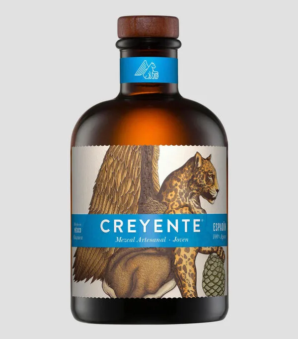 Botella de Mezcal Creyente Espadín, 700 ml