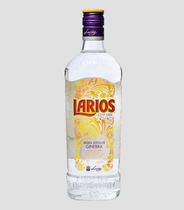 Botella de Ginebra Larios