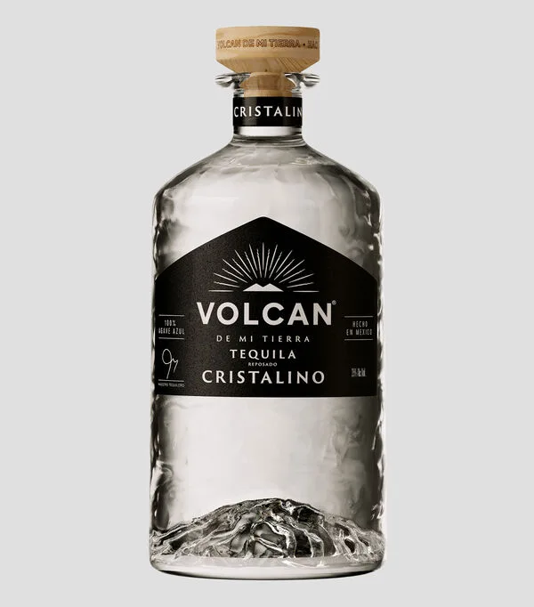 Botella de Tequila Volcán de mi Tierra Cristalino, 750 ml
