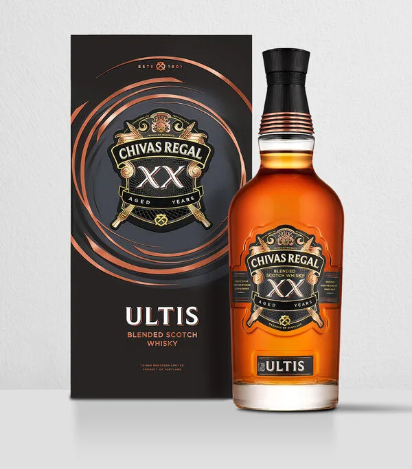 Botella de Whisky Ultis, 750 ml