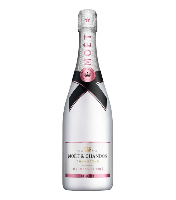 Botella de Champagne Moet Chandon Ice Imperial Rose, 750 ml
