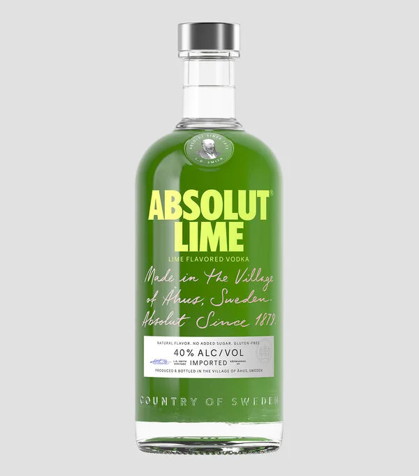 Botella de Vodka Absolut Lime, 750 ml