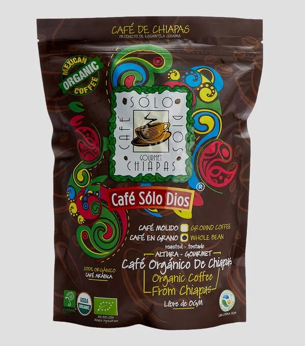 Botella de Café de Grano Orgánico, 500 g